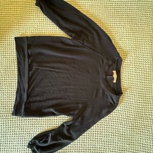 Black Long Sleeve Sweatshirt